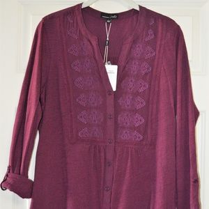 NWT plum top